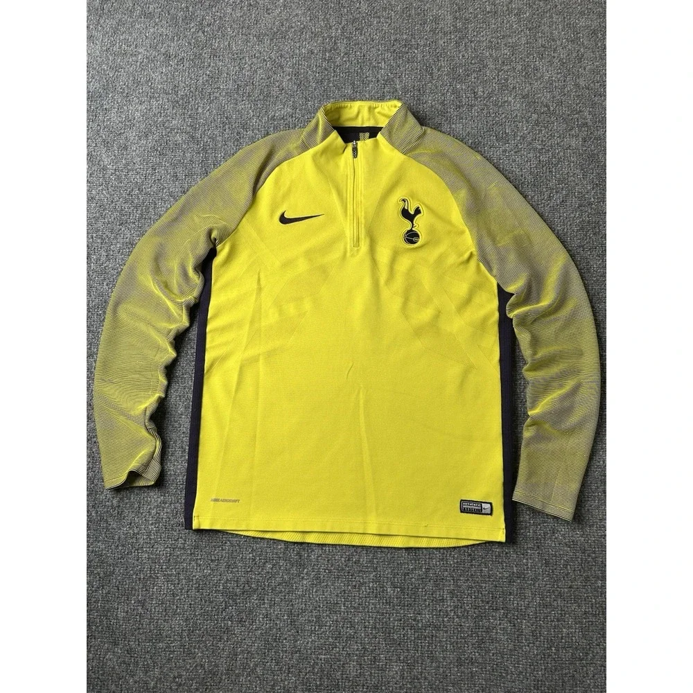 Mens Soccer Tottenham Hotspur Nike Aeroswift Yellow Drill Top 2018, Size M